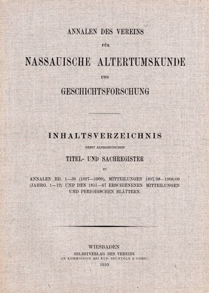Datei:Nassauische Annalen Inhaltsverzeicnisse 1910.jpg